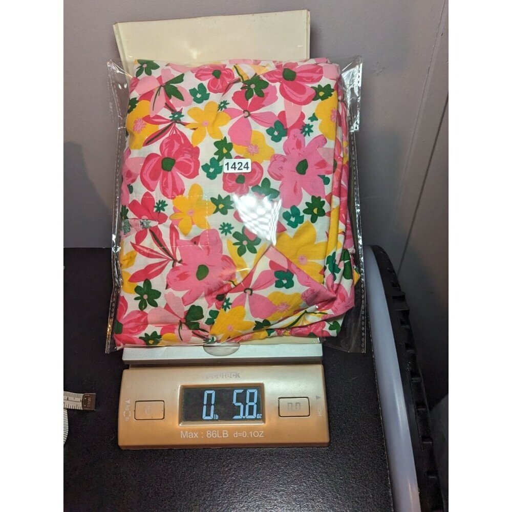 Kaktus Women's Floral Spring Colored Short Sleeve Blouse Size XXL - Picture 13 of 13